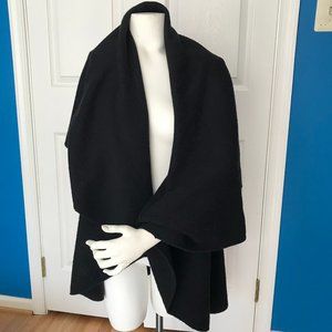 “LOOK” Black Vest/Wrap/Shawl with arm holes